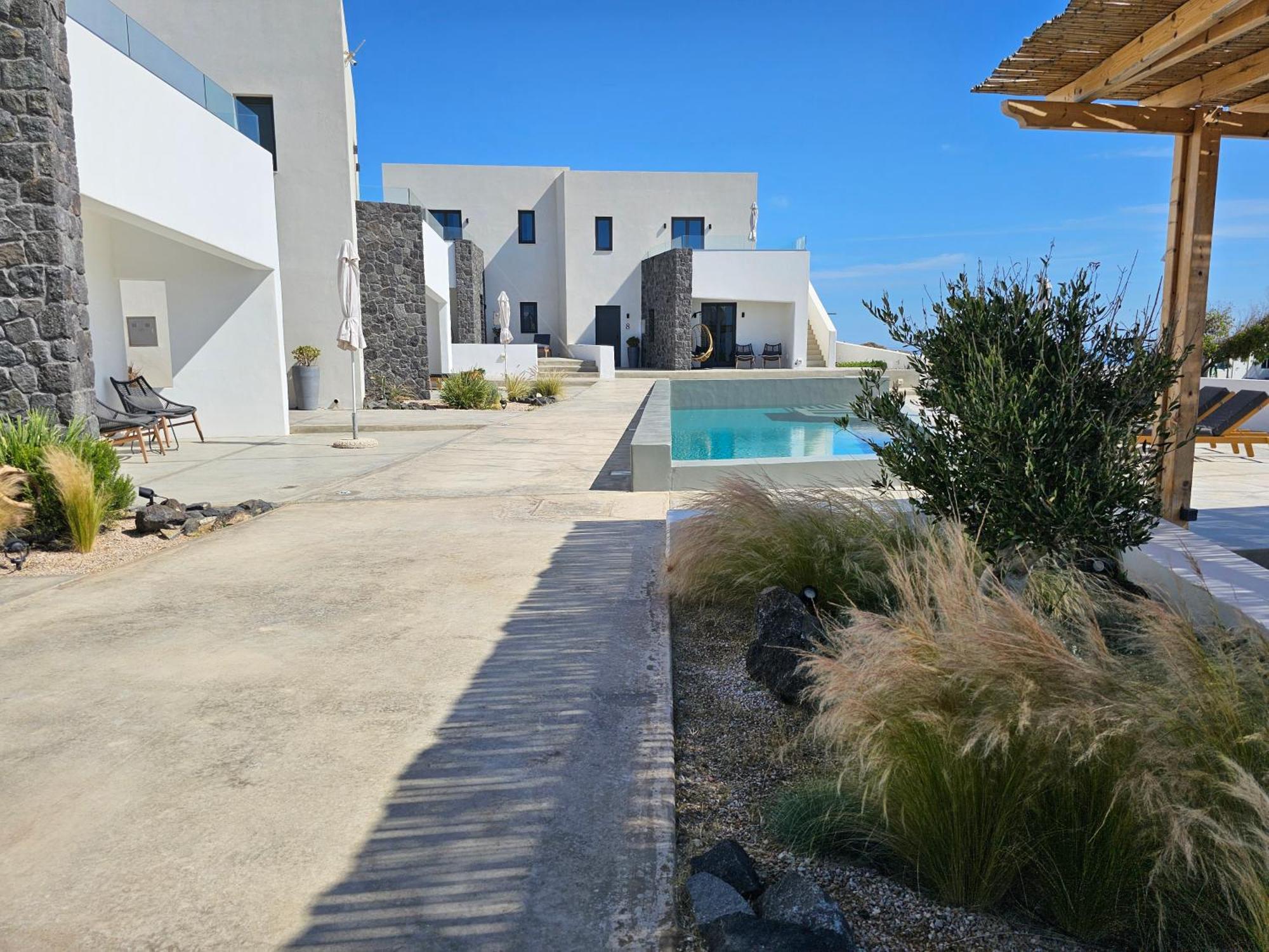 Mylithos Suites Monolithos  Bagian luar foto